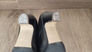 Tacones Flamenco Talla 37 Negros