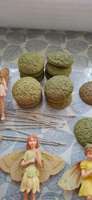 Figuras Hadas Jardín Porcelada Set