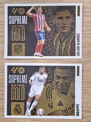 2“SUPREME”EXT.GOLD”J.ÁLVAREZ Y MBAPPÉ”LIGA ESTE 25