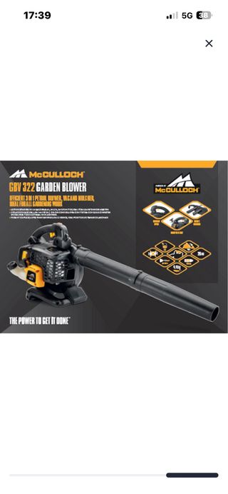 Sopladora aire gasolina