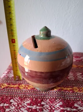 Anfora Salvadanaio Ceramica Dipinta