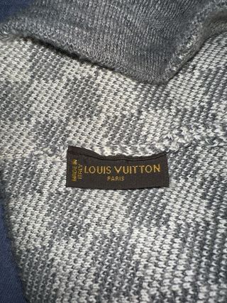 Gorro Louis Vuitton Damier Gris y Blanco