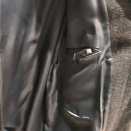 Abrigo largo lana Massimo Dutti gris