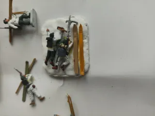 Figuras Esquiadores WWII Alemanes