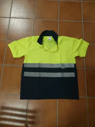 Polo trabajo alta visibilidad caballero talla XXL