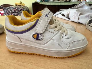 Sneakers Champion bianche e gialle