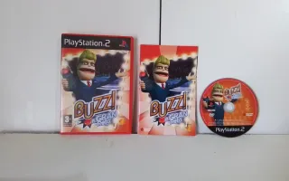 Buzz ps2 el gran reto+mandos ascao