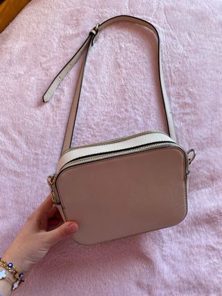 Bolso bandolera crema