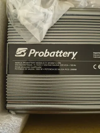 Inversor de corriente Probattery 1000W