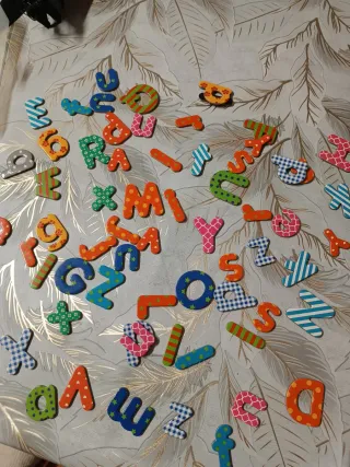 Letras magnéticas para nevera