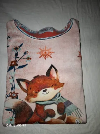 Pijama de vellut de nena Massana