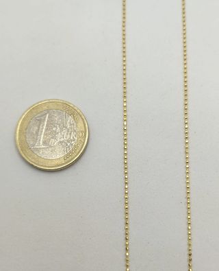 Cadena Bolas de oro de 18k, 2.38 g, 41 cm.