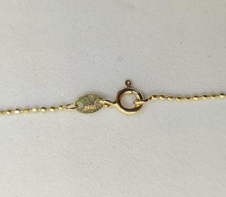 Cadena Bolas de oro de 18k, 2.38 g, 41 cm.