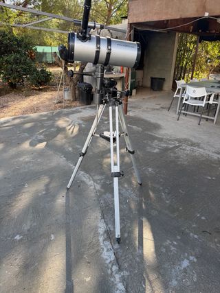 Telescopio Seben plateado
