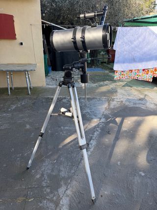Telescopio Seben plateado