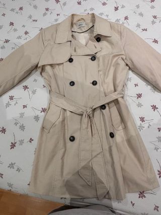 Gabardina ONLY Beige Talla M