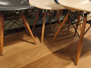 Sillas Nórdicas Blanco y Gris (4 uds)