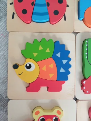 Puzzles Infantiles de Madera (6 Piezas)