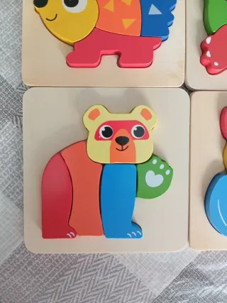 Puzzles Infantiles de Madera (6 Piezas)