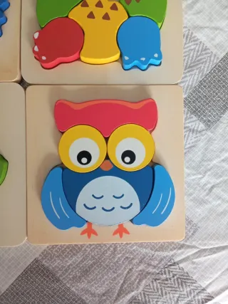 Puzzles Infantiles de Madera (6 Piezas)