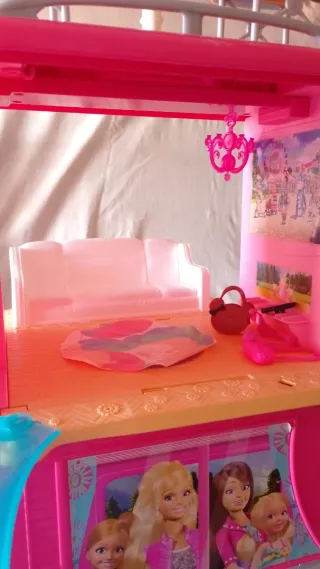 Caravana Barbie Rosa