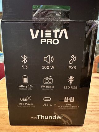 Altavoz Vieta Pro con luces LED