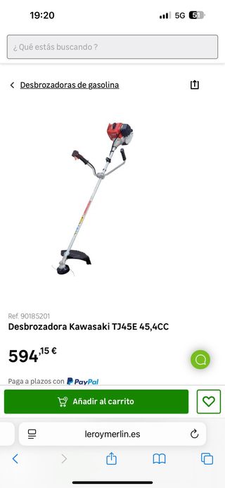 Desbrozadora Kawasaki TJ45E PROFESIONAL