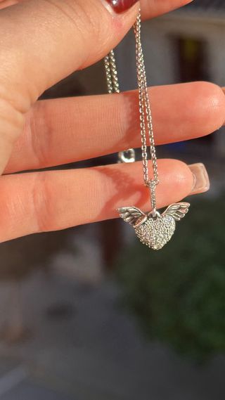 Pulsera Pandora con charms Corazón Collar Corazón