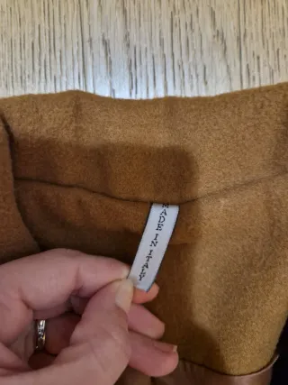 Cappotto cammello taglia S