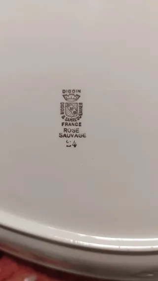 Vajilla francesa vintage DIGOIN & SARREGUEMINES