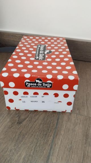 Zapatos Flamenco Tacón Talla 36 Negros