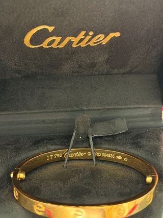 Bracciale Cartier Love Dorato