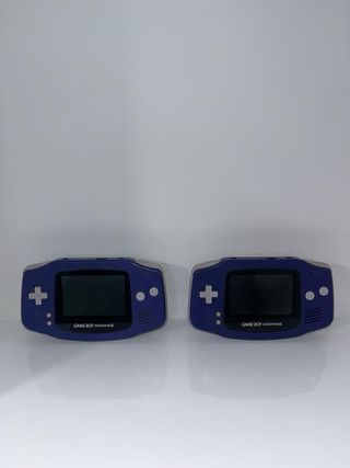 Lote 2 carcasas Game Boy Advance (GBA) moradas