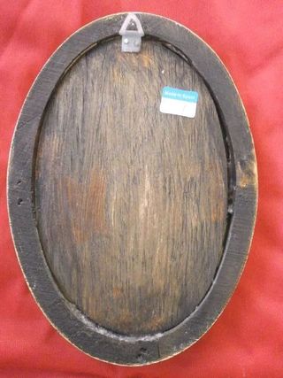 Pareja de cuadros ovalados Láminas barnizadas