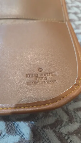 Portafoglio documenti Louis Vuitton marrone vintag