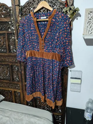 Vestido estampado floral Stradivarius