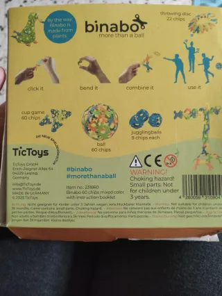 Binabo Juego de Construcción Manual 60 Chips