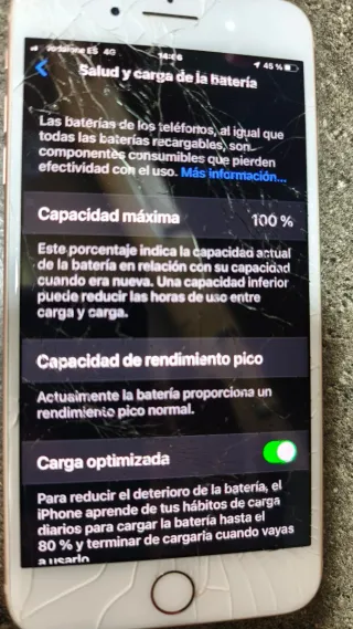 iPhone 8 Gold/Blanco