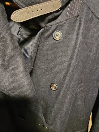 Abrigo Massimo Dutti Negro