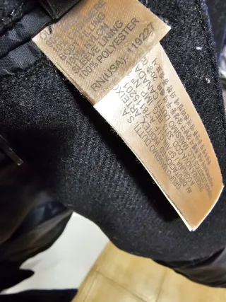 Abrigo Massimo Dutti Negro