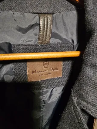 Abrigo Massimo Dutti Negro