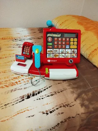 Caja Registradora Infantil con Tarjeta y Billetes