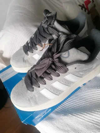 Zapatillas Adidas Campus Gris Talla 39