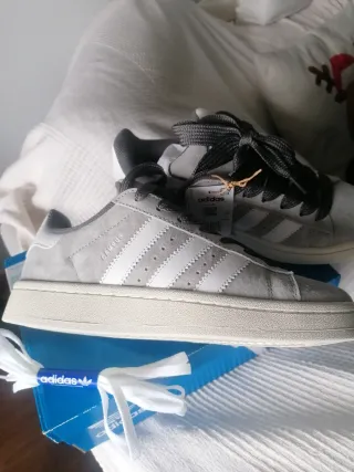 Zapatillas Adidas Campus Gris Talla 39