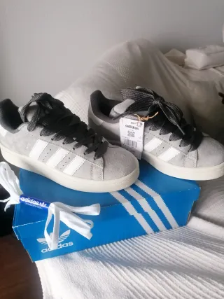 Zapatillas Adidas Campus Gris Talla 39