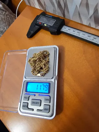 Cordón y pulsera oro 18k