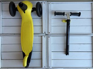 MONOPATTINO OXELO BAMBINO 3 RUOTE GIALLO NERO