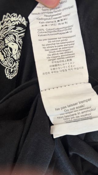 Camiseta Kenzo Paris Talla L