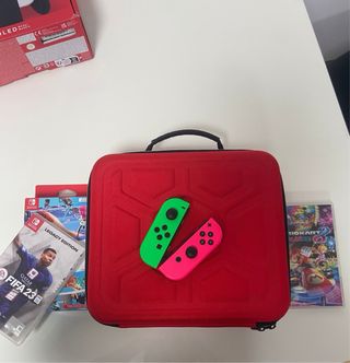 Nintendo Switch OLED Blanca + Juegos