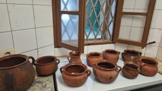 Ollas de barro artesanales